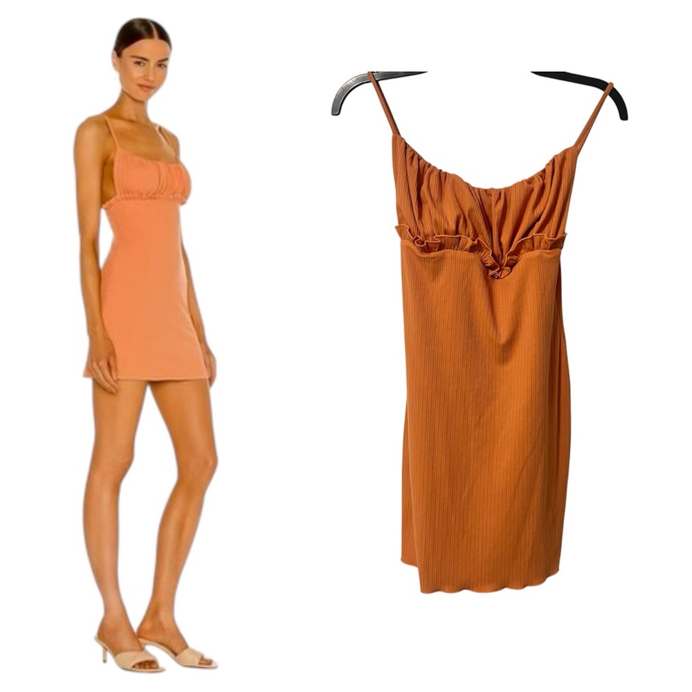 Lovers & Friends Sade Mini Dress in Ginger Size Small